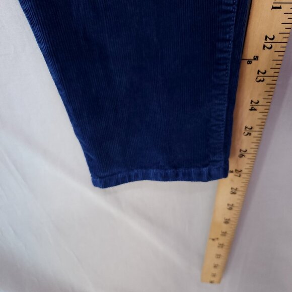 CLOSED Corduroy Jeans Womens 25 Blue Skinny Leg Low Rise Made in Italy Pants - Picture 10 of 13